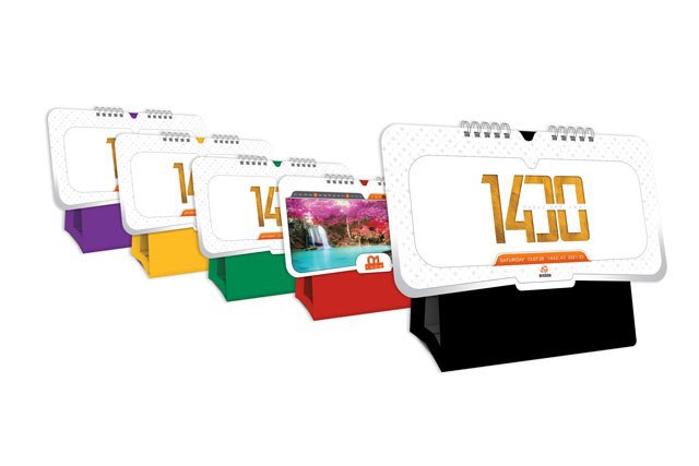 تقویم رومیزی طبیعت3 کد 363-10-14000